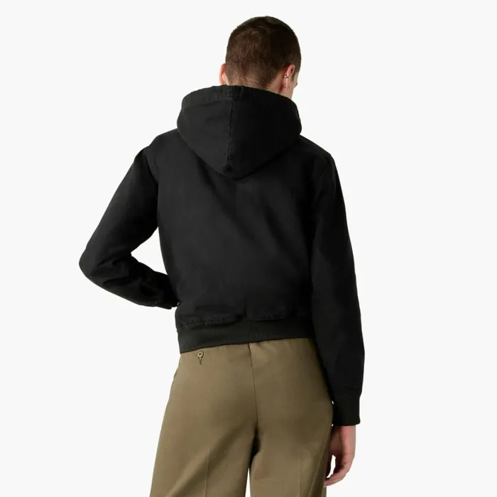 Dickies Coats and Jackets Womens Duck Canvas Fleece Lined Jacket Stonewashed Black Stonewashed Black sbk 8211 Women Dickies Coats and Jackets Womens Duck Canvas Fleece Lined Jacket Stonewashed Black Stonewashed Black sbk 8211 Women