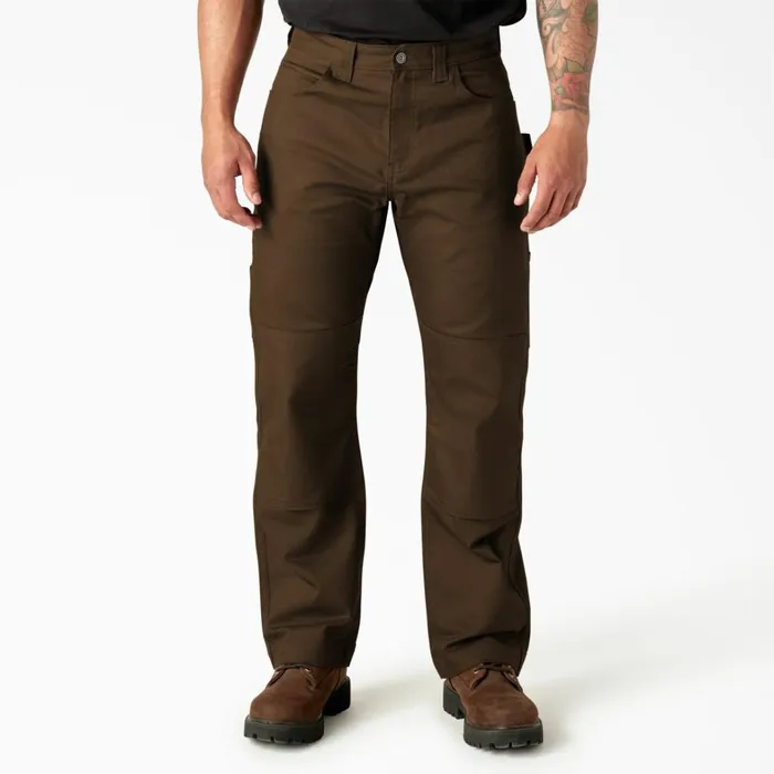 Dickies Double Knee FLEX DuraTech Relaxed Fit Duck Pants Timber Brown Timber Brown tb 8211 Men Dickies Double Knee FLEX DuraTech Relaxed Fit Duck Pants Timber Brown Timber Brown tb 8211 Men