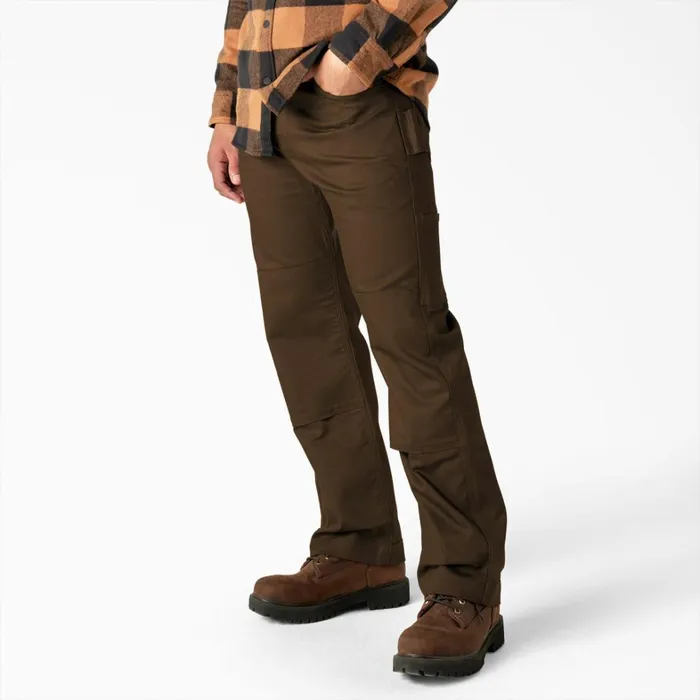 Dickies Double Knee FLEX DuraTech Relaxed Fit Duck Pants Timber Brown Timber Brown tb 8211 Men Dickies Double Knee FLEX DuraTech Relaxed Fit Duck Pants Timber Brown Timber Brown tb 8211 Men