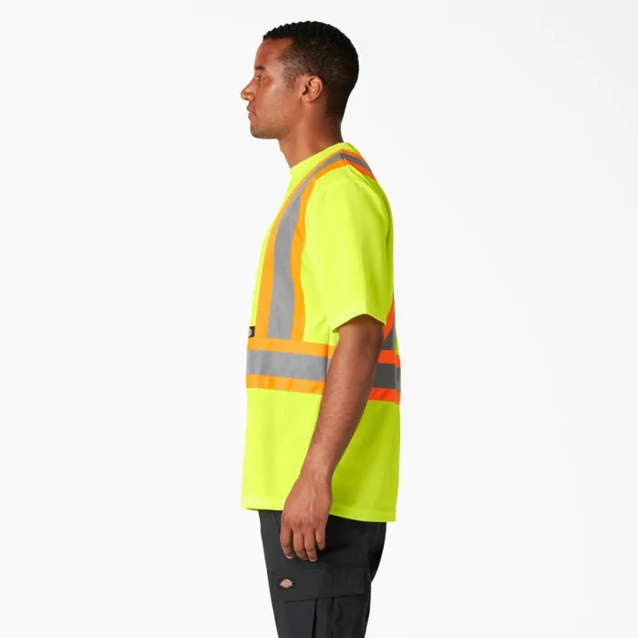 Dickies Hi Vis Hi Vis Safety Short Sleeve TShirt ANSI Yellow Ansi Yellow ay 8211 Men Dickies Hi Vis Hi Vis Safety Short Sleeve TShirt ANSI Yellow Ansi Yellow ay 8211 Men
