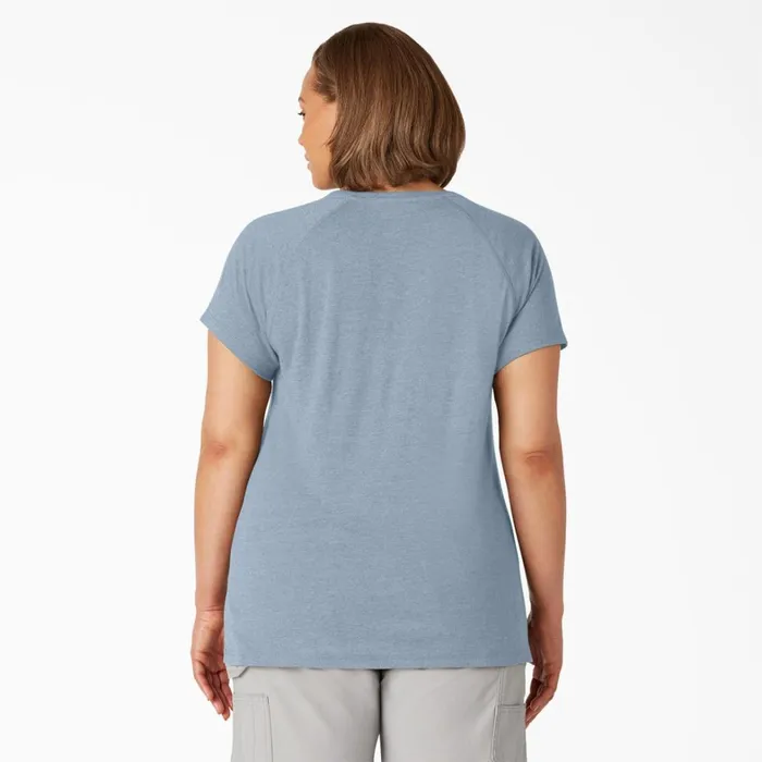 Dickies Hi Vis Women039s Plus Cooling Short Sleeve Pocket TShirt Fog Blue Fog Blue fe 8211 Women Dickies Hi Vis Women039s Plus Cooling Short Sleeve Pocket TShirt Fog Blue Fog Blue fe 8211 Women