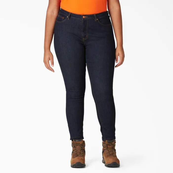 Dickies Jeans Women039s Plus Perfect Shape Skinny Fit Jeans Rinsed Indigo Blue Rinsed Indigo Blue rnb 8211 Women Dickies Jeans Women039s Plus Perfect Shape Skinny Fit Jeans Rinsed Indigo Blue Rinsed Indigo Blue rnb 8211 Women
