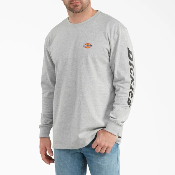 Dickies Long Sleeve TShirts LongSleeve Graphic TShirt Heather Gray Heather Gray hg 8211 Men Dickies Long Sleeve TShirts LongSleeve Graphic TShirt Heather Gray Heather Gray hg 8211 Men