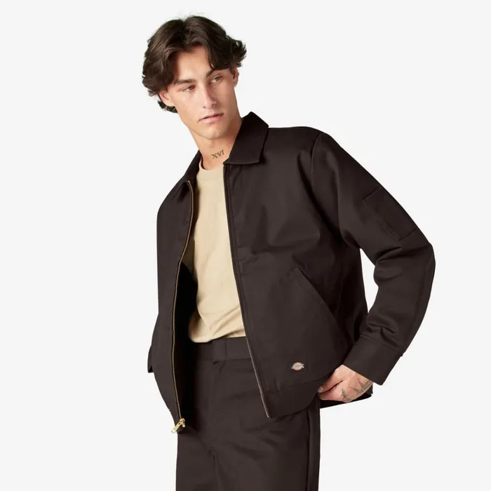 Dickies Outerwear Insulated Eisenhower Jacket Dark Brown Dark Brown db 8211 Men Dickies Outerwear Insulated Eisenhower Jacket Dark Brown Dark Brown db 8211 Men