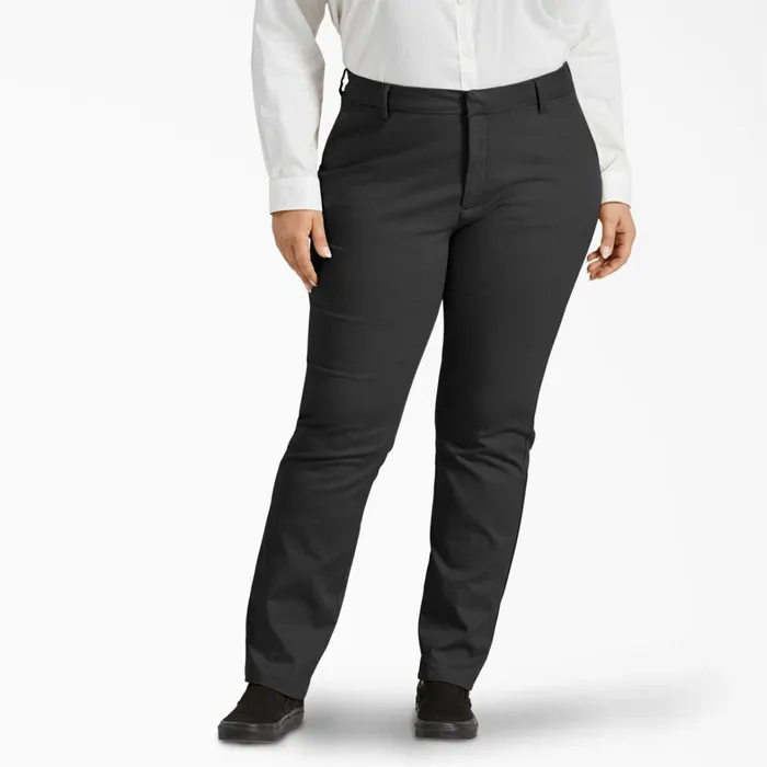 Dickies Pants Women039s Plus Perfect Shape Relaxed Fit Bootcut Pants Rinsed Black Rinsed Black rbkx 8211 Women Dickies Pants Women039s Plus Perfect Shape Relaxed Fit Bootcut Pants Rinsed Black Rinsed Black rbkx 8211 Women