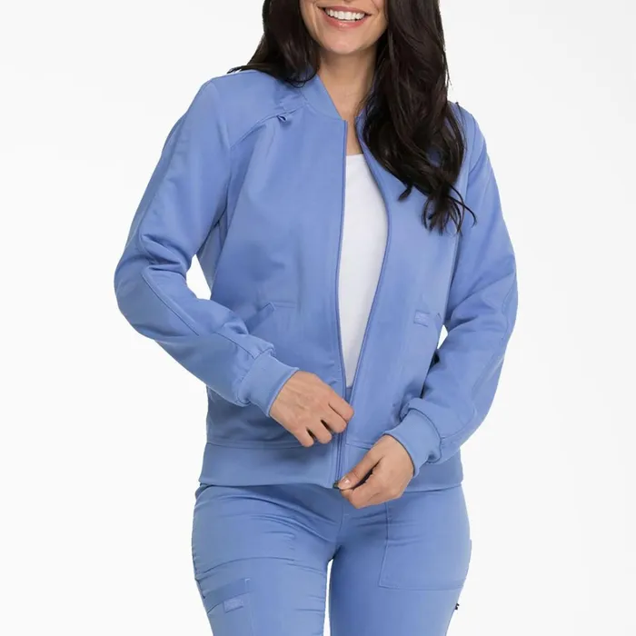 Dickies Scrubs Women039s Balance Zip Front Scrub Jacket Ceil Blue Ceil Blue cbl 8211 Women Dickies Scrubs Women039s Balance Zip Front Scrub Jacket Ceil Blue Ceil Blue cbl 8211 Women