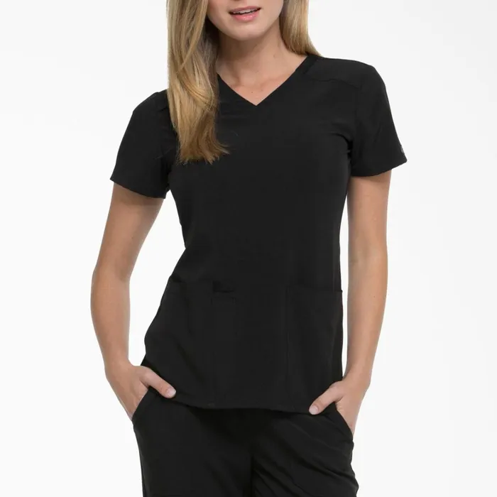 Dickies Scrubs Women039s EDS Essentials VNeck Scrub Top Black Black blk 8211 Women Dickies Scrubs Women039s EDS Essentials VNeck Scrub Top Black Black blk 8211 Women