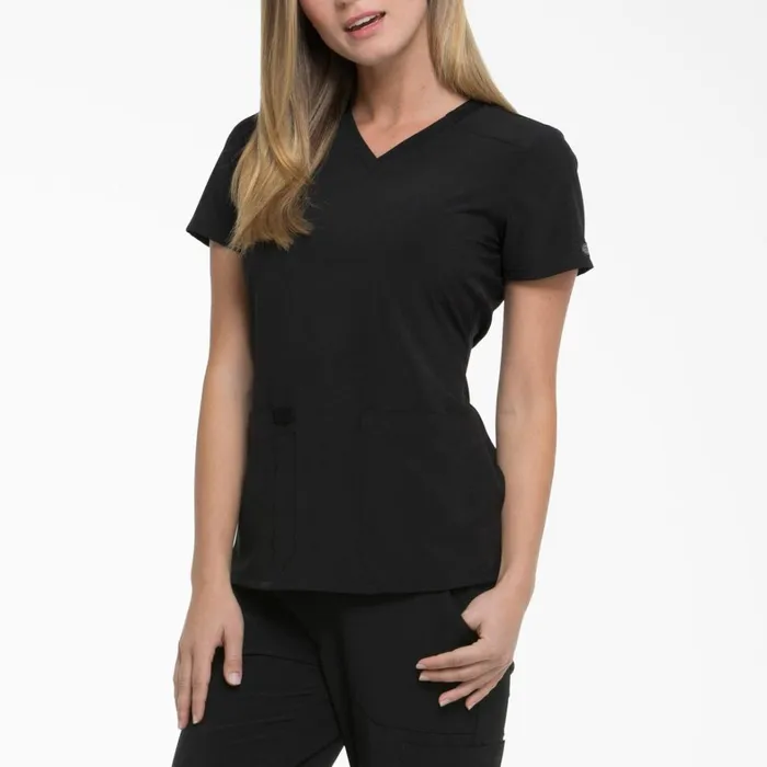Dickies Scrubs Women039s EDS Essentials VNeck Scrub Top Black Black blk 8211 Women Dickies Scrubs Women039s EDS Essentials VNeck Scrub Top Black Black blk 8211 Women