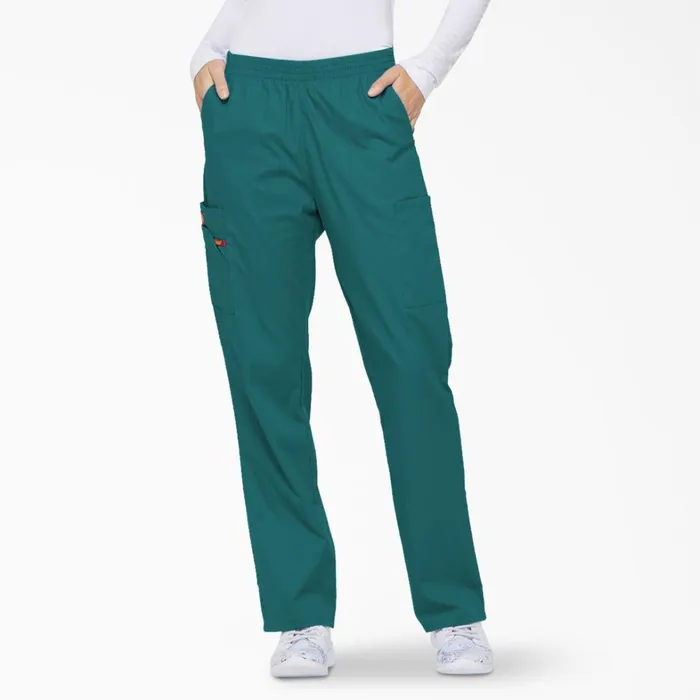 Dickies Scrubs Women039s EDS Signature Tapered Leg Cargo Scrub Pants Teal Teal dtl 8211 Women Dickies Scrubs Women039s EDS Signature Tapered Leg Cargo Scrub Pants Teal Teal dtl 8211 Women
