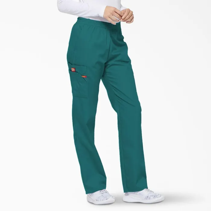 Dickies Scrubs Women039s EDS Signature Tapered Leg Cargo Scrub Pants Teal Teal dtl 8211 Women Dickies Scrubs Women039s EDS Signature Tapered Leg Cargo Scrub Pants Teal Teal dtl 8211 Women