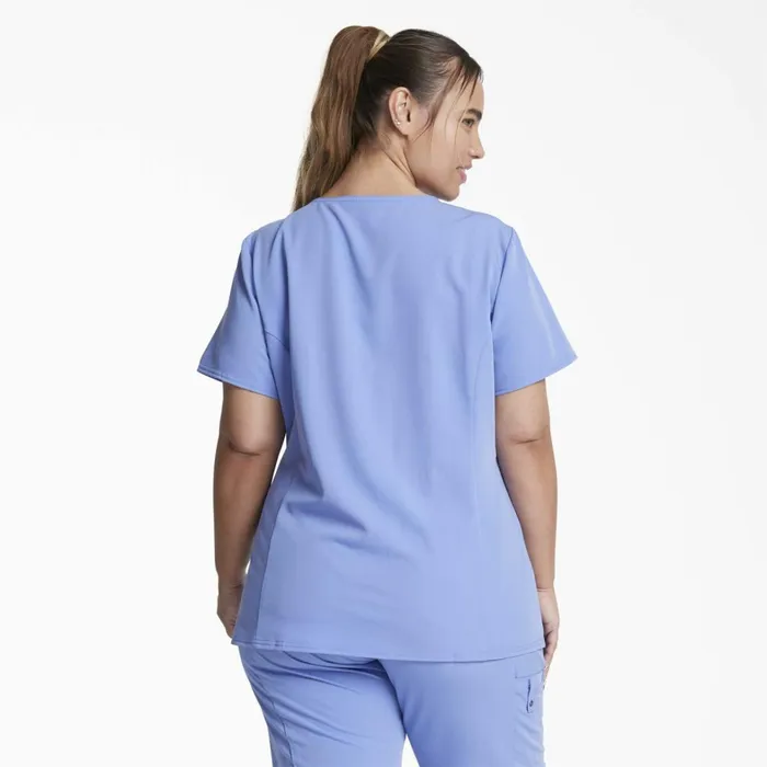 Dickies Scrubs Women039s Xtreme Stretch VNeck Scrub Top Ceil Blue Ceil Blue cbl 8211 Women Dickies Scrubs Women039s Xtreme Stretch VNeck Scrub Top Ceil Blue Ceil Blue cbl 8211 Women