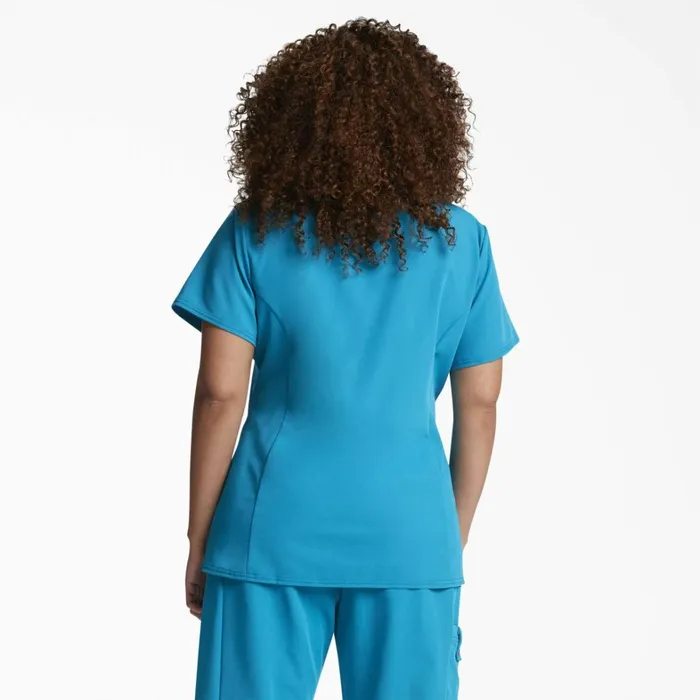 Dickies Scrubs Women039s Xtreme Stretch VNeck Scrub Top Teal Teal dtl 8211 Women Dickies Scrubs Women039s Xtreme Stretch VNeck Scrub Top Teal Teal dtl 8211 Women