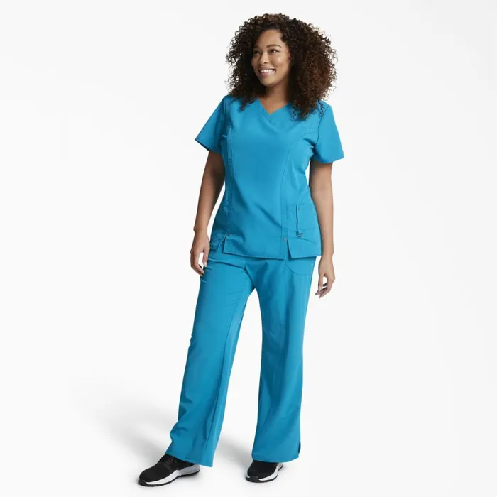 Dickies Scrubs Women039s Xtreme Stretch VNeck Scrub Top Teal Teal dtl 8211 Women Dickies Scrubs Women039s Xtreme Stretch VNeck Scrub Top Teal Teal dtl 8211 Women