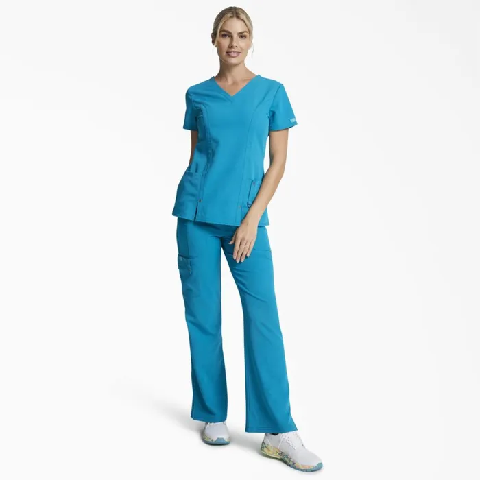 Dickies Scrubs Women039s Xtreme Stretch VNeck Scrub Top Teal Teal dtl 8211 Women Dickies Scrubs Women039s Xtreme Stretch VNeck Scrub Top Teal Teal dtl 8211 Women