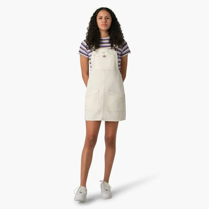 Dickies Skirts and Dresses Women039s Bib Overall Dress Cloud Cloud cl9 8211 Women