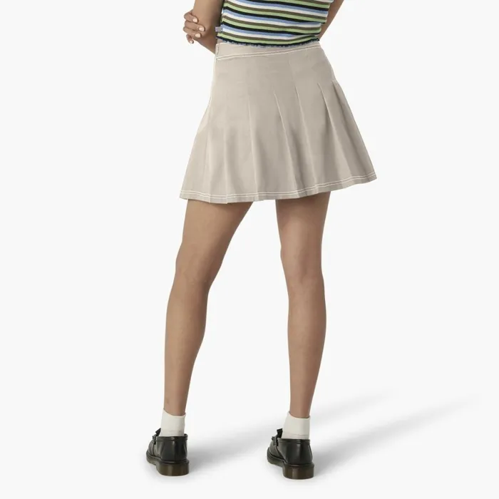 Dickies Skirts and Dresses Women039s Twill Pleated Skirt Stone Stone st 8211 Women Dickies Skirts and Dresses Women039s Twill Pleated Skirt Stone Stone st 8211 Women