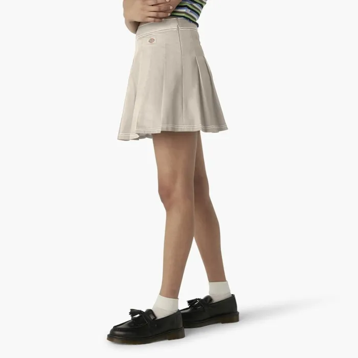 Dickies Skirts and Dresses Women039s Twill Pleated Skirt Stone Stone st 8211 Women Dickies Skirts and Dresses Women039s Twill Pleated Skirt Stone Stone st 8211 Women