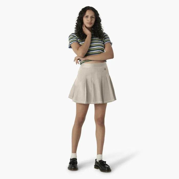 Dickies Skirts and Dresses Women039s Twill Pleated Skirt Stone Stone st 8211 Women Dickies Skirts and Dresses Women039s Twill Pleated Skirt Stone Stone st 8211 Women