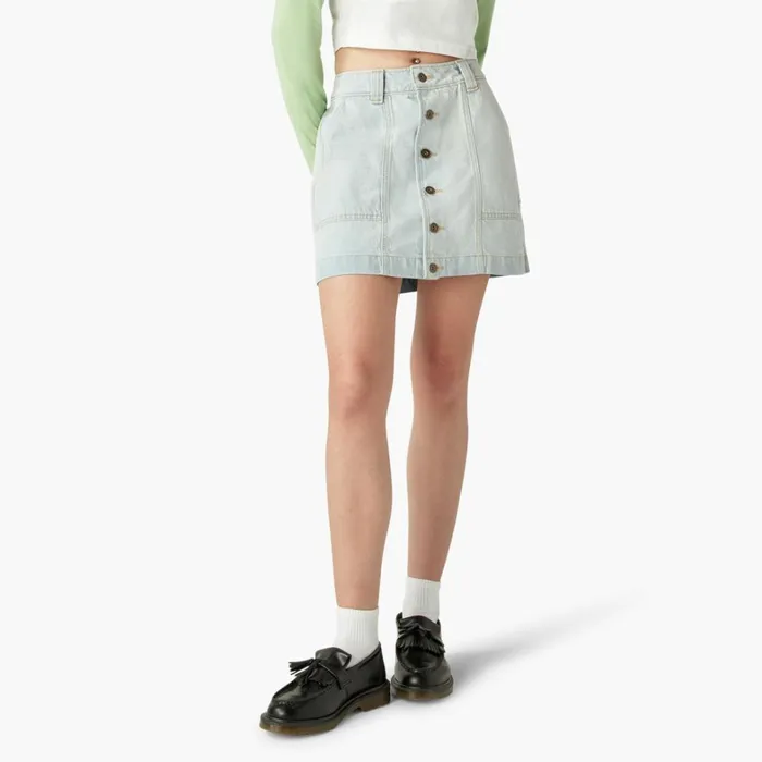Dickies Skirts and Dresses Womens Madison Skirt Light Denim Light Denim ltd 8211 Women