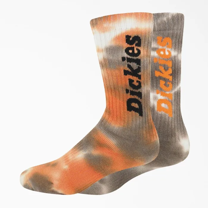 Dickies Socks TieDye Crew Socks Size 612 2Pack Orange Pepper Orange Pepper rpn 8211 Women Dickies Socks TieDye Crew Socks Size 612 2Pack Orange Pepper Orange Pepper rpn 8211 Women