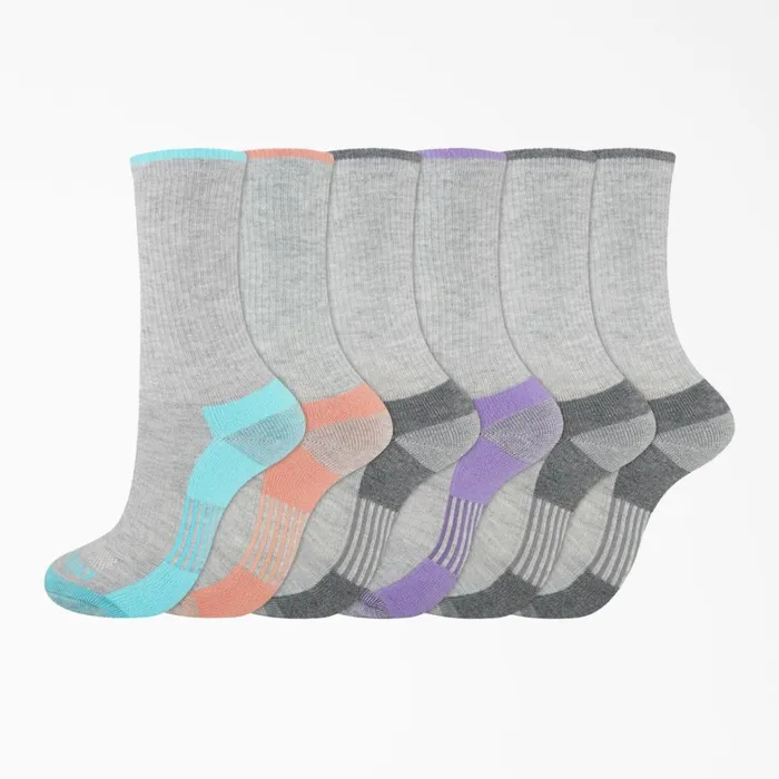 Dickies Socks Women039s Moisture Control Crew Socks Size 69 6Pack Medium Gray Medium Gray mg 8211 Women Dickies Socks Women039s Moisture Control Crew Socks Size 69 6Pack Medium Gray Medium Gray mg 8211 Women