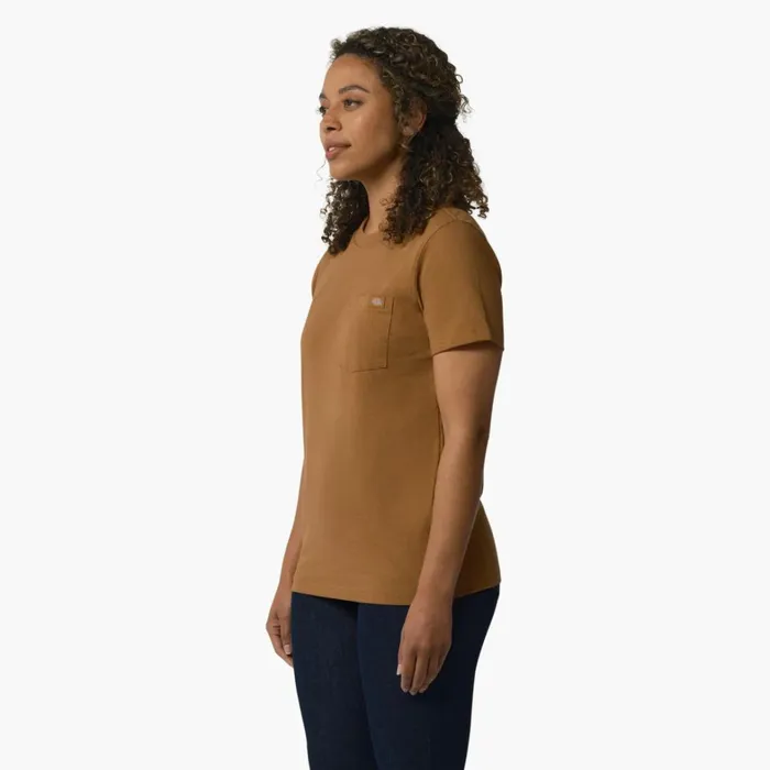 Dickies TShirts Women039s Heavyweight Short Sleeve Pocket TShirt Brown Duck Brown Duck bd 8211 Women Dickies TShirts Women039s Heavyweight Short Sleeve Pocket TShirt Brown Duck Brown Duck bd 8211 Women