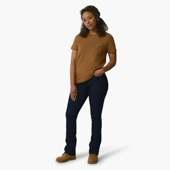 Dickies TShirts Women039s Heavyweight Short Sleeve Pocket TShirt Brown Duck Brown Duck bd 8211 Women Dickies TShirts Women039s Heavyweight Short Sleeve Pocket TShirt Brown Duck Brown Duck bd 8211 Women