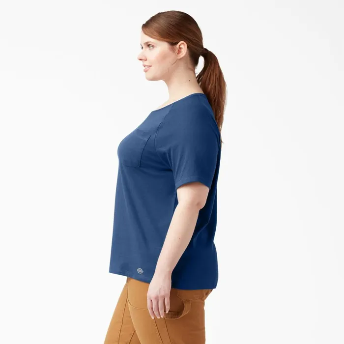 Dickies TShirts Women039s Plus Cooling Short Sleeve Pocket TShirt Dynamic Navy Dynamic Navy dy2 8211 Women Dickies TShirts Women039s Plus Cooling Short Sleeve Pocket TShirt Dynamic Navy Dynamic Navy dy2 8211 Women