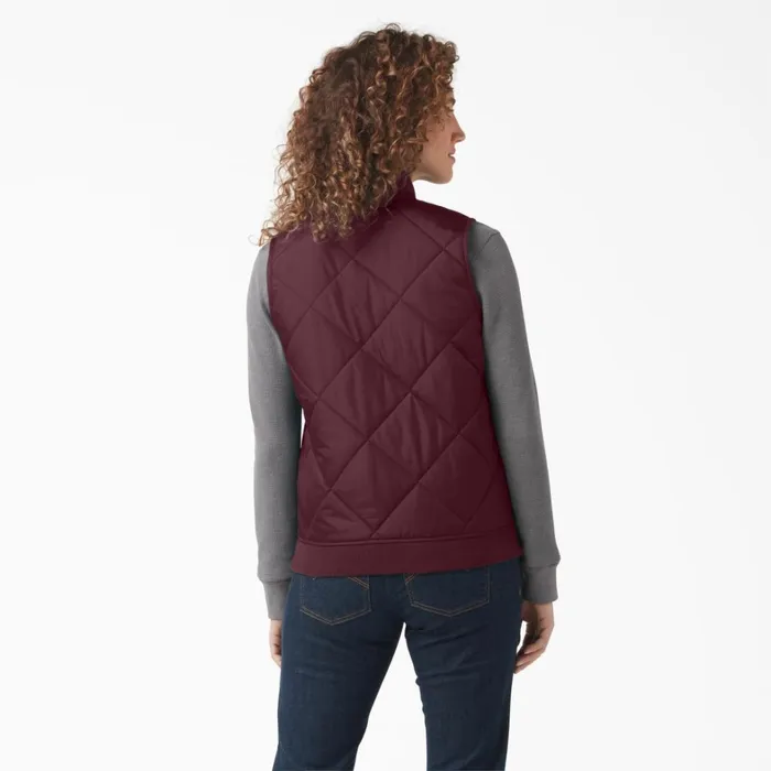 Dickies Vests Women039s Quilted Vest Burgundy Burgundy by 8211 Women Dickies Vests Women039s Quilted Vest Burgundy Burgundy by 8211 Women