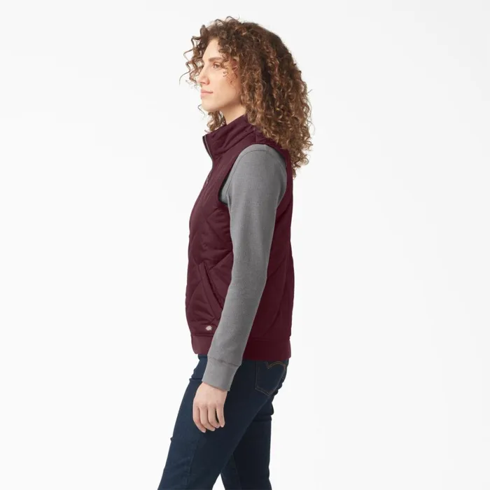 Dickies Vests Women039s Quilted Vest Burgundy Burgundy by 8211 Women Dickies Vests Women039s Quilted Vest Burgundy Burgundy by 8211 Women
