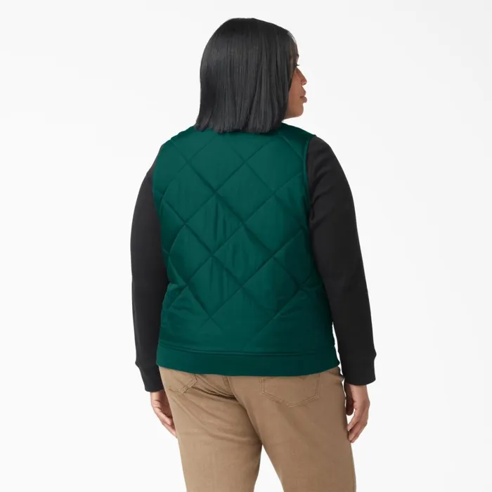 Dickies Vests Womens Plus Quilted Vest Forest Green Forest Green ft 8211 Women Dickies Vests Womens Plus Quilted Vest Forest Green Forest Green ft 8211 Women