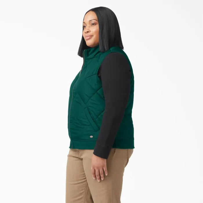 Dickies Vests Womens Plus Quilted Vest Forest Green Forest Green ft 8211 Women Dickies Vests Womens Plus Quilted Vest Forest Green Forest Green ft 8211 Women