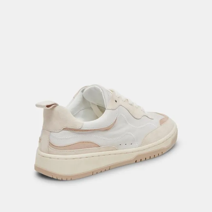 Dolce Vita Adella Sneakers White Dune Leather Women Sneakers