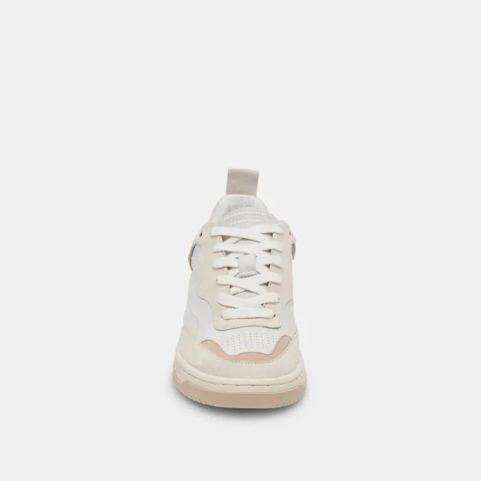 Dolce Vita Adella Sneakers White Dune Leather Women Sneakers