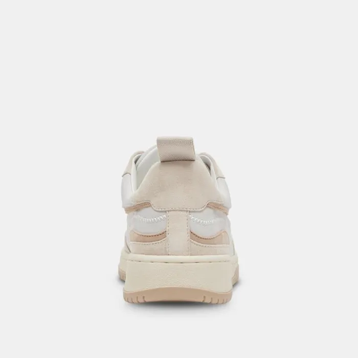 Dolce Vita Adella Sneakers White Dune Leather Women Sneakers