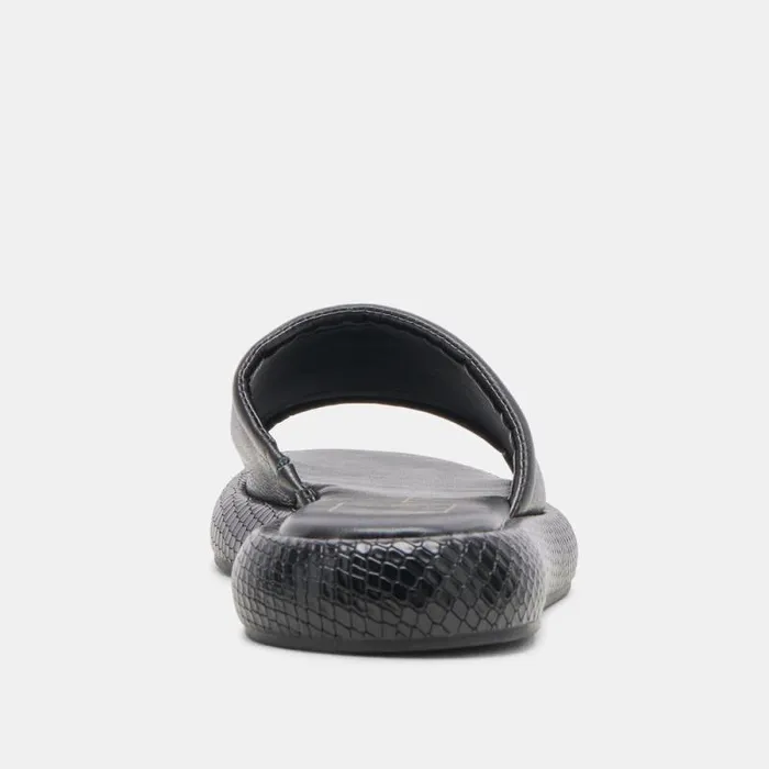 Dolce Vita Aisha Sandals Black Leather Women Sandals