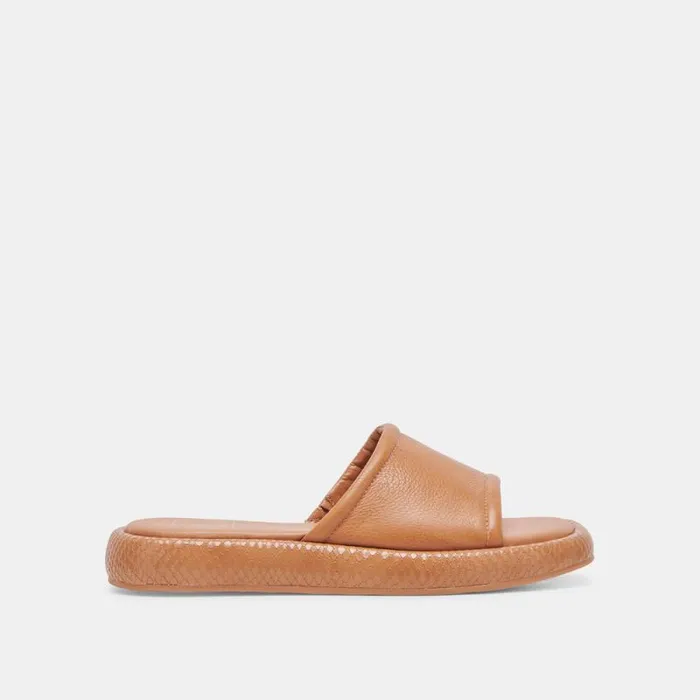 Dolce Vita Aisha Sandals Tan Leather Women Sandals