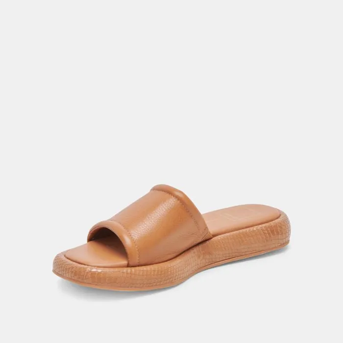 Dolce Vita Aisha Sandals Tan Leather Women Sandals
