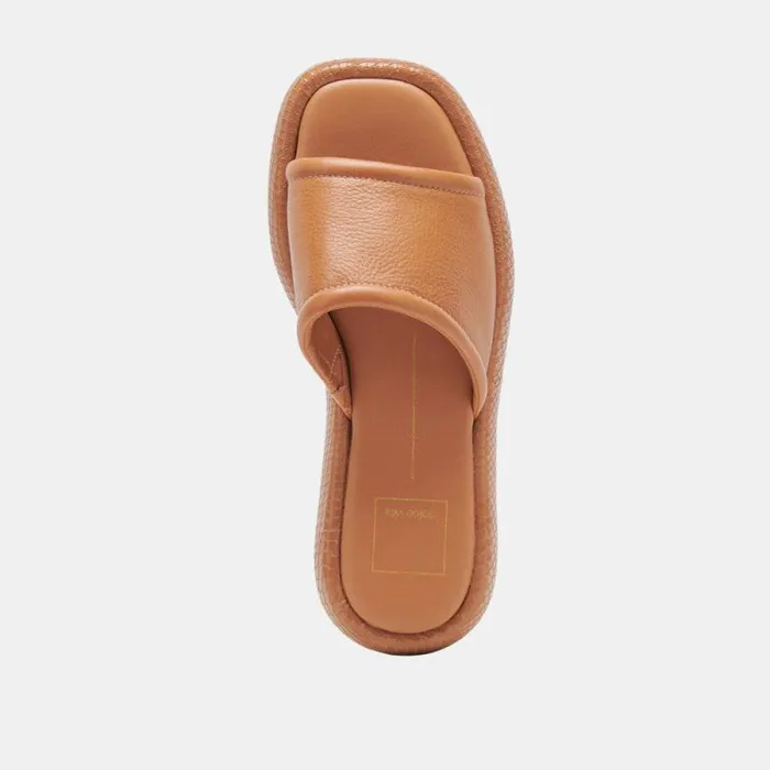 Dolce Vita Aisha Sandals Tan Leather Women Sandals