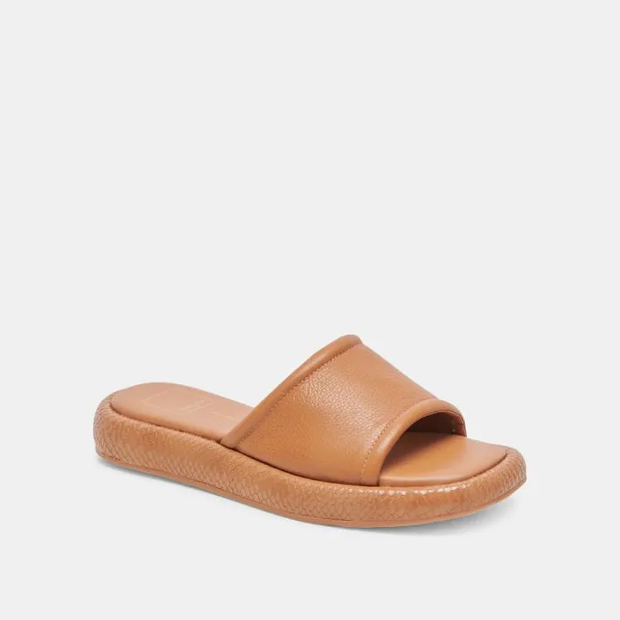 Dolce Vita Aisha Sandals Tan Leather Women Sandals