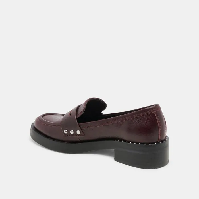 Dolce Vita Aliane Loafers Mulberry Leather Women Flats and Loafers