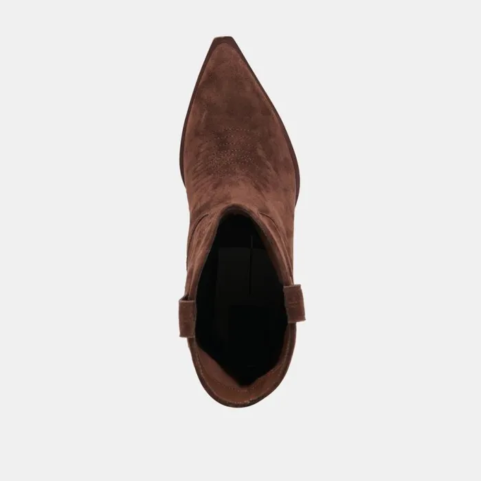 Dolce Vita Angel Booties Dk Brown Suede Women Boots and Booties