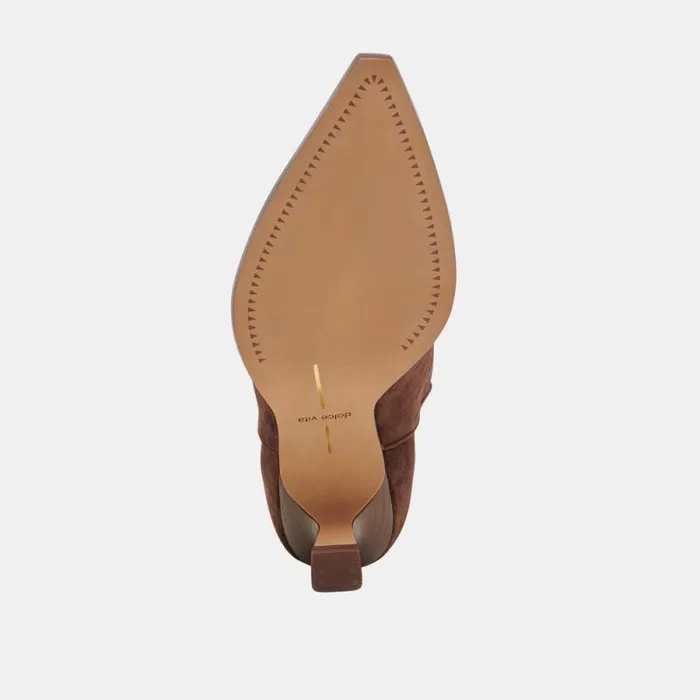 Dolce Vita Angel Booties Dk Brown Suede Women Boots and Booties