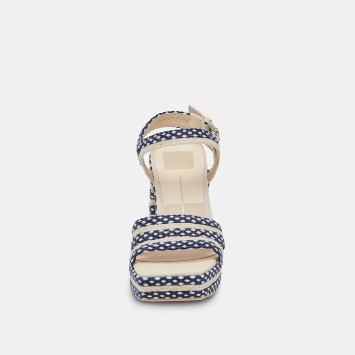 Dolce Vita Arnela Heels Navy Multi Woven Women Heels