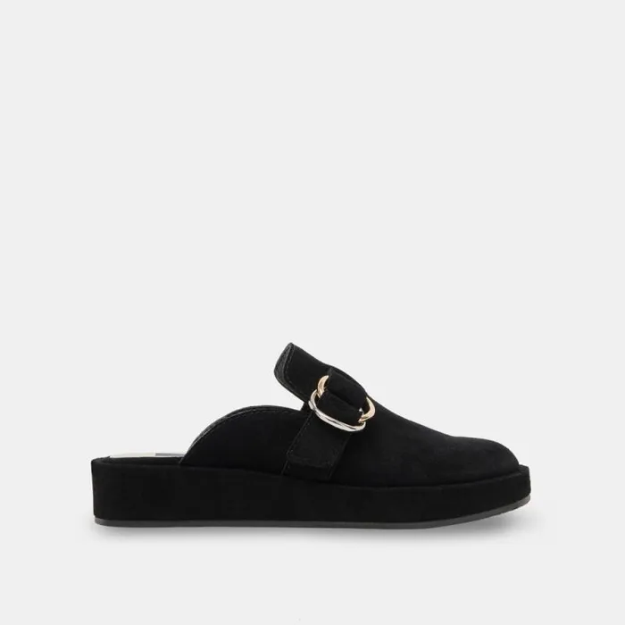 Dolce Vita Astor Flats Onyx Suede Women Flats and Loafers