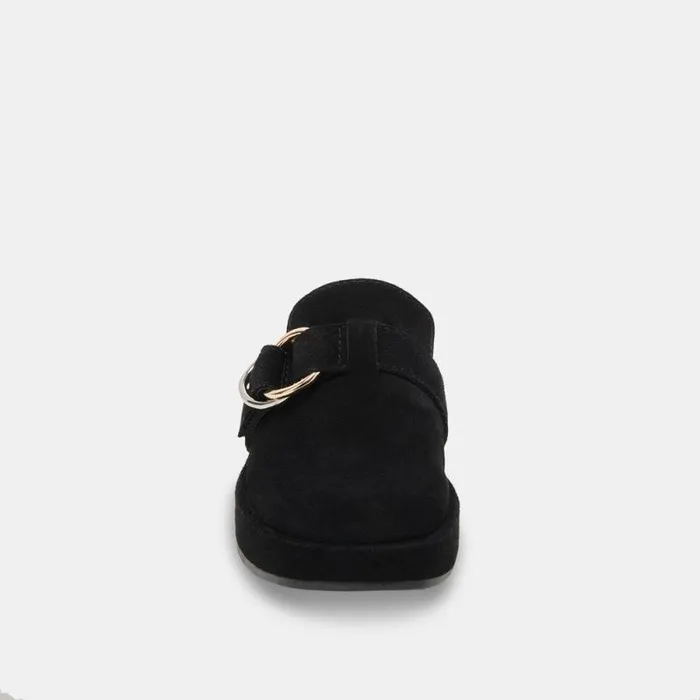 Dolce Vita Astor Flats Onyx Suede Women Flats and Loafers