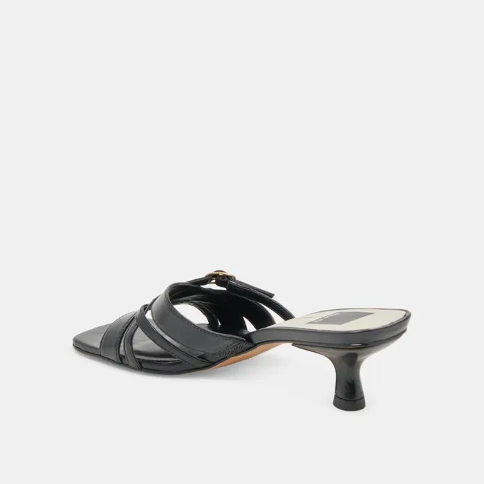 Dolce Vita Bryant Heels Midnight Crinkle Patent Women Heels