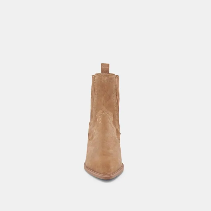 Dolce Vita Brylee H2O Wide Booties Mushroom Suede Women Boots and Booties