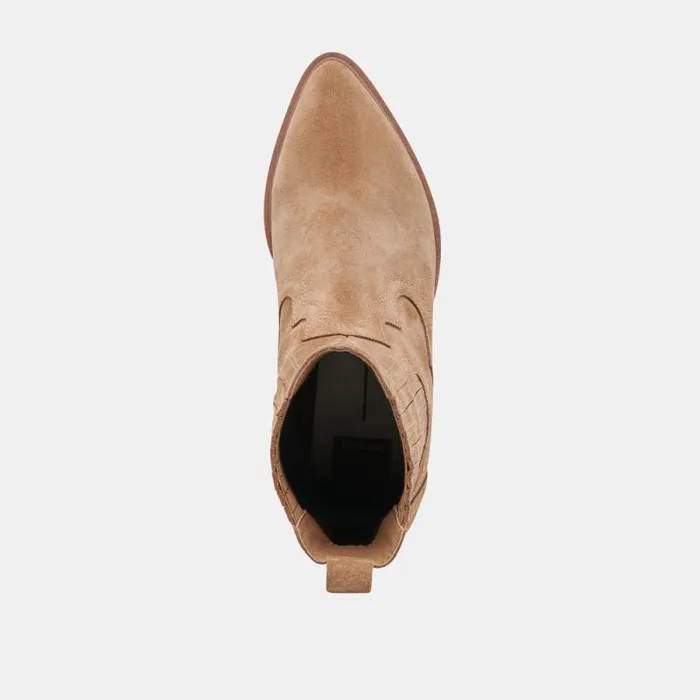 Dolce Vita Brylee H2O Wide Booties Mushroom Suede Women Boots and Booties