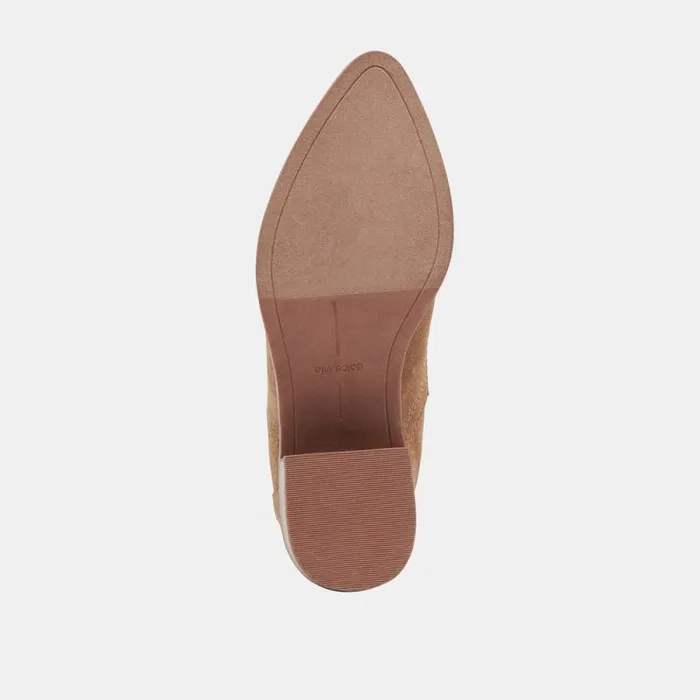Dolce Vita Brylee H2O Wide Booties Mushroom Suede Women Boots and Booties